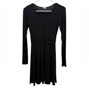 Garage Black Long Sleeve Dress